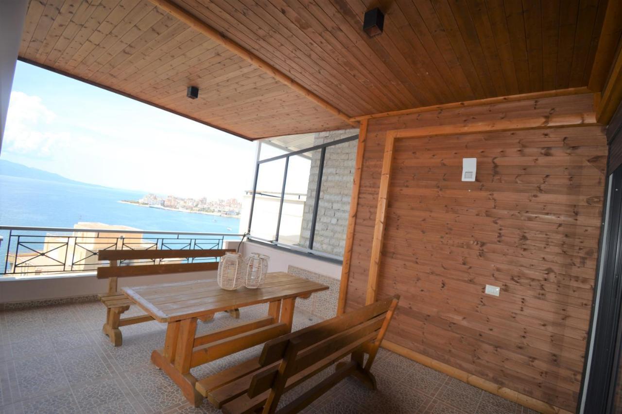 Apartamento Luxury Penthouse B&E Sarandë Exterior foto