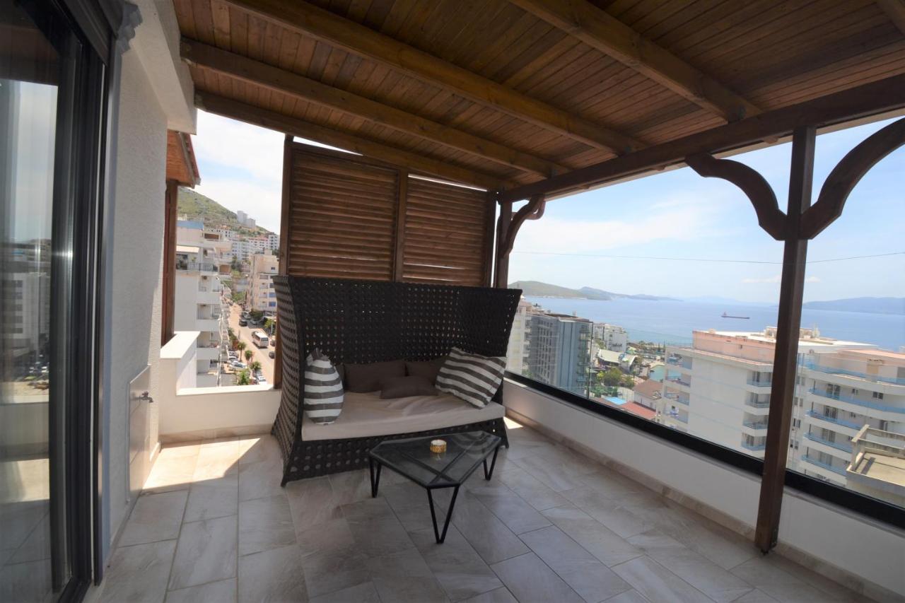 Apartamento Luxury Penthouse B&E Sarandë Exterior foto