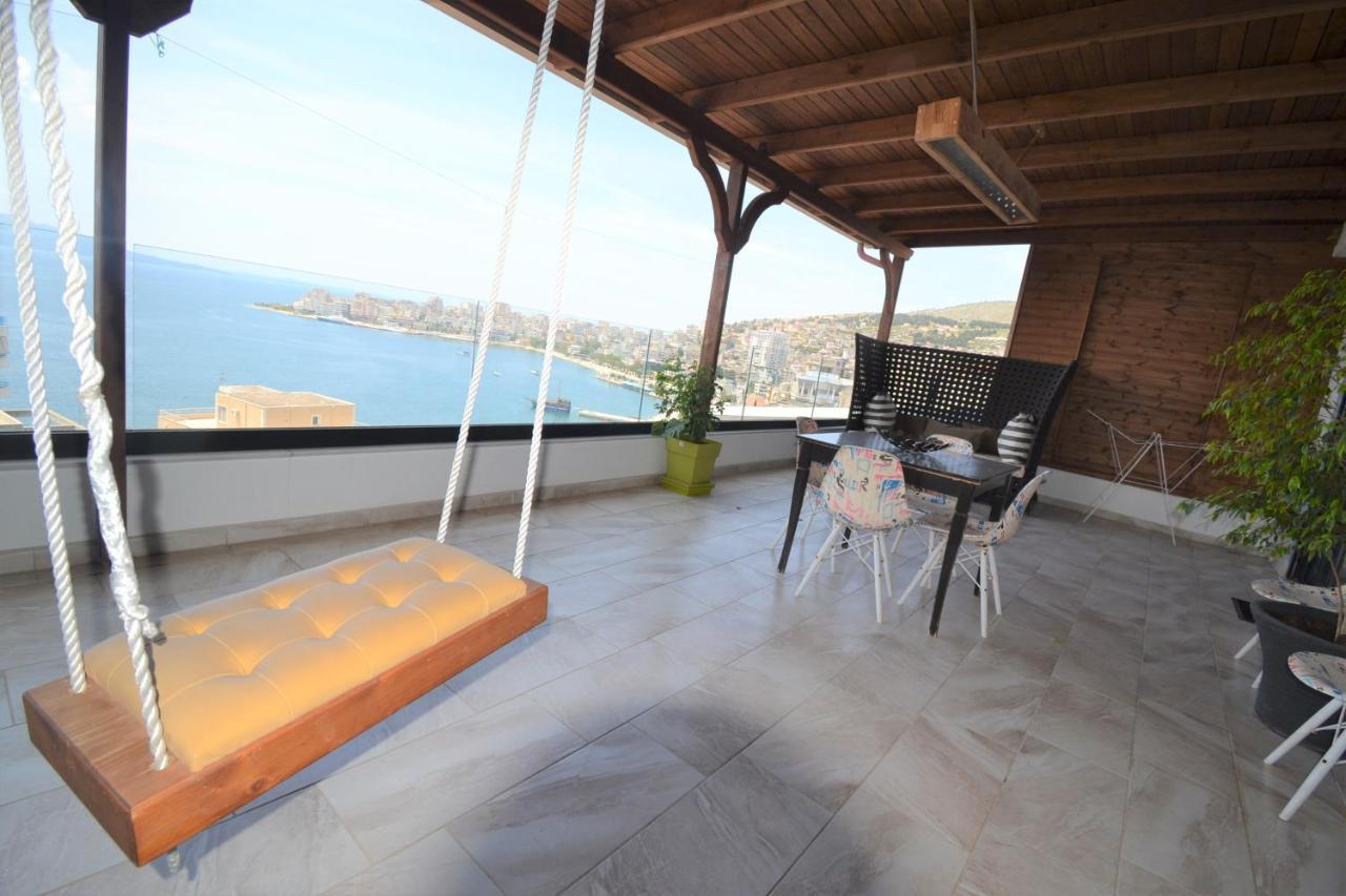 Apartamento Luxury Penthouse B&E Sarandë Exterior foto