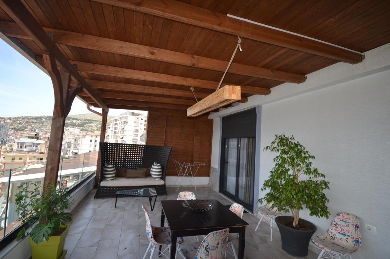 Apartamento Luxury Penthouse B&E Sarandë Exterior foto