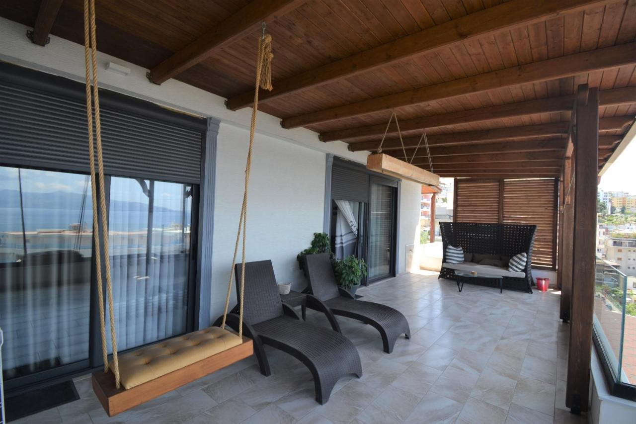 Apartamento Luxury Penthouse B&E Sarandë Exterior foto